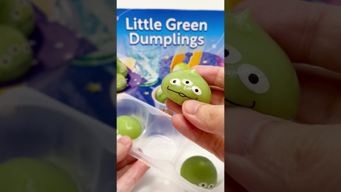 Little Green Dumplings Tokyo Disneyland Souvenir Frozen Food #shorts