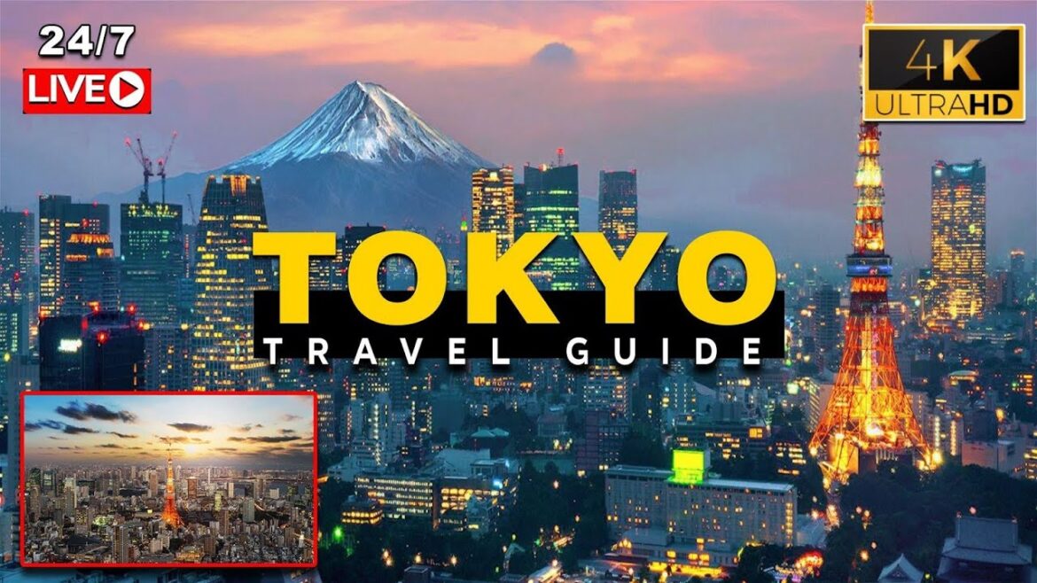 🔴 24/7 Live From Tokyo 2024 | 4K Drone View | Exploring Japan's Capital | Travel Guide World