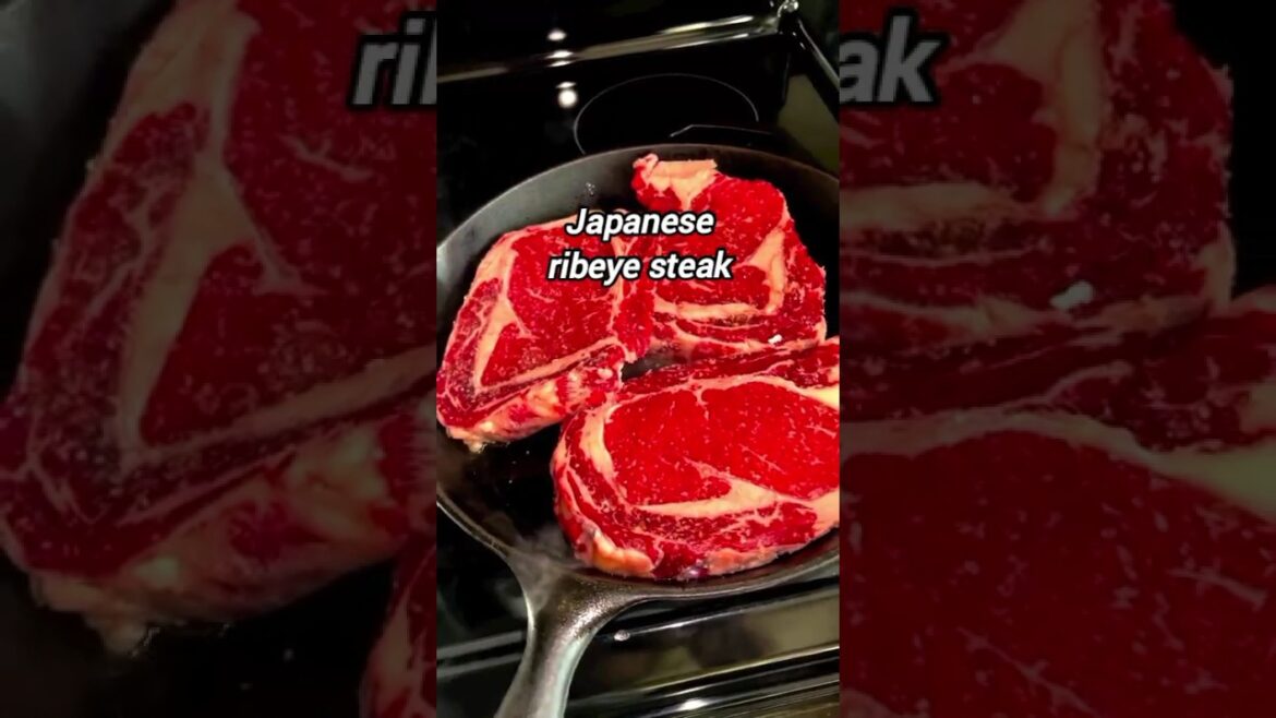 Japanese ribeye steak 🥩 #shorts
