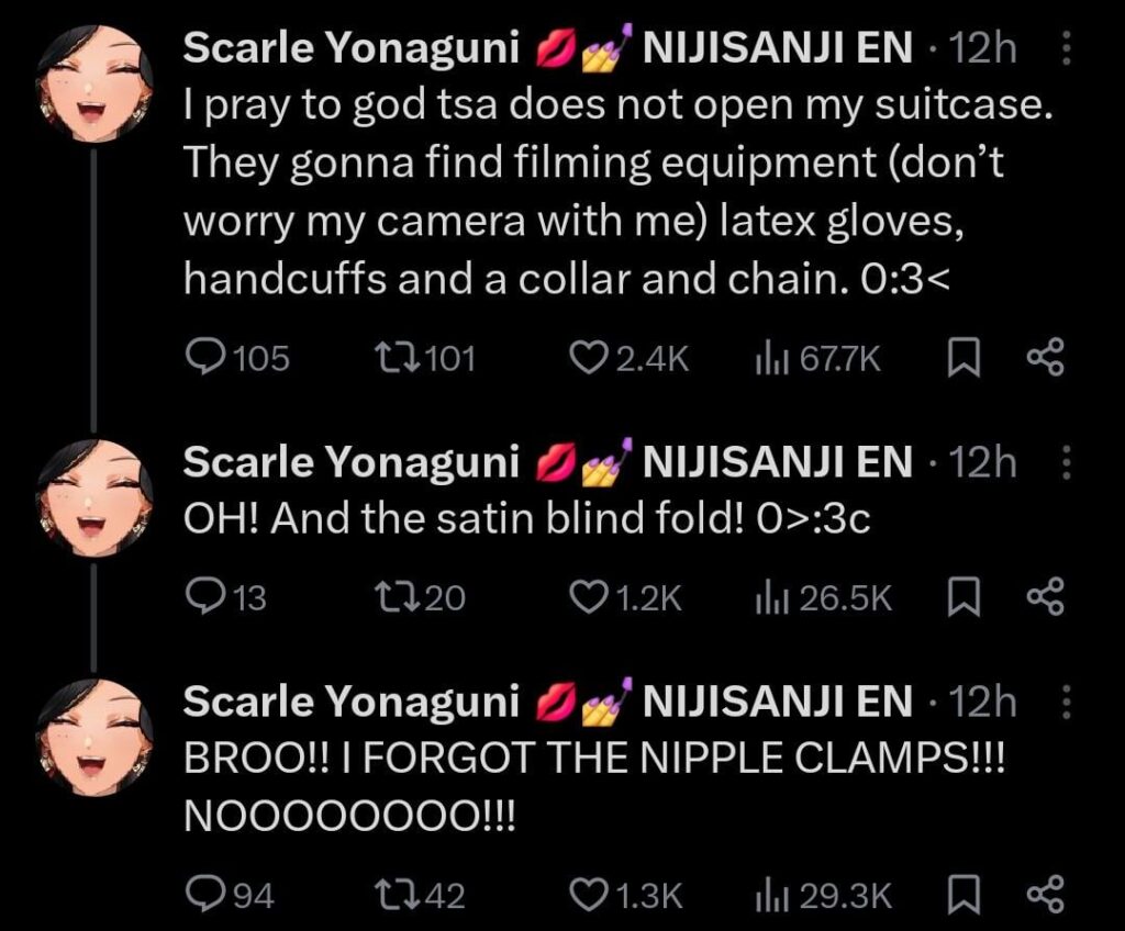 NOT THE FILMING EQUIPMENT