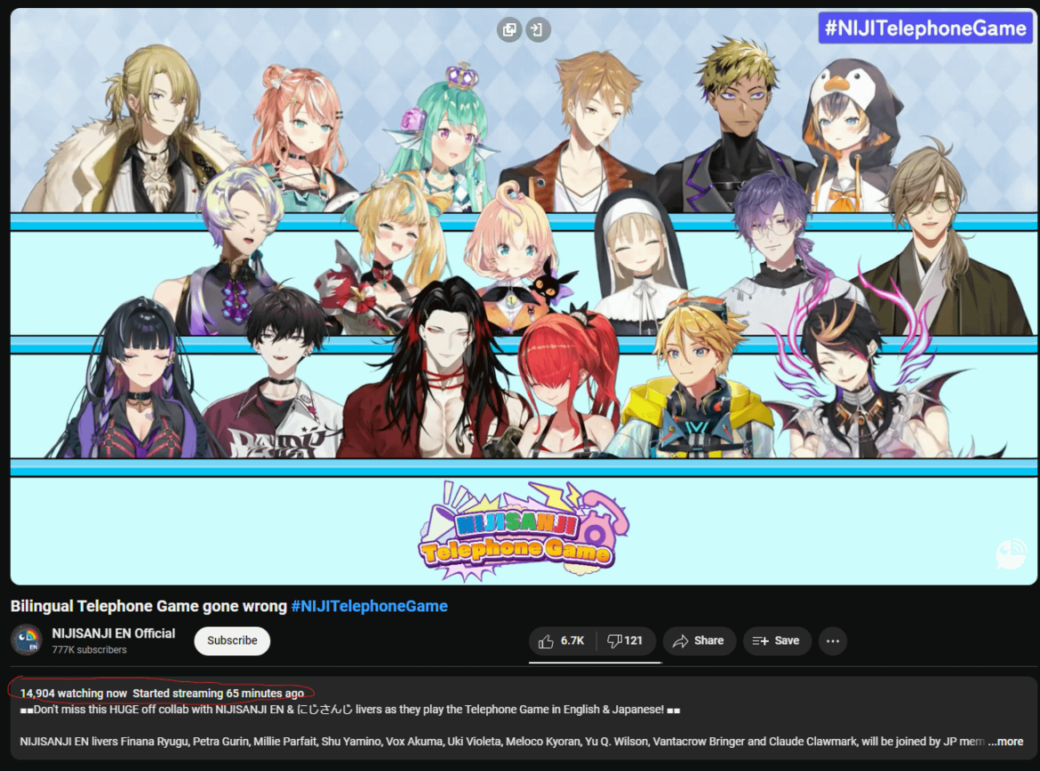 Damn. Just found out there was an interbranch collab with more than 15 members and only 15k watching.