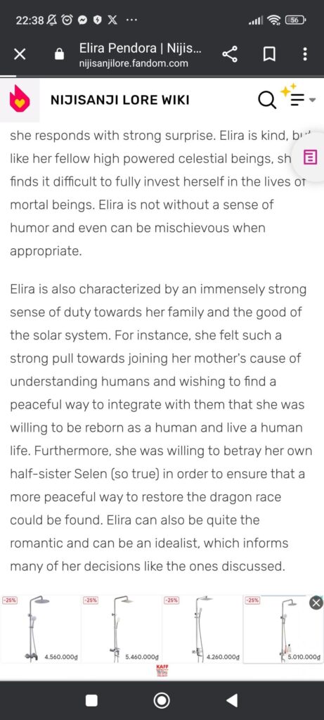 Oh hell naw, even the wiki is roasting elira😭