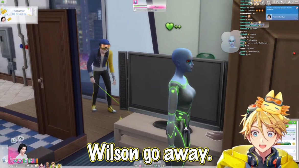 Wilson's 8-hour sims stream was a fever dream