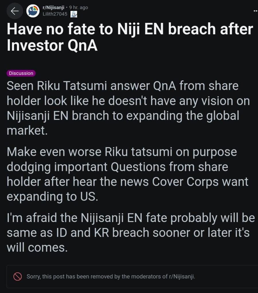 Seriously mods? Just good discussion based on QnA share Holder just get deleted tags as drama?