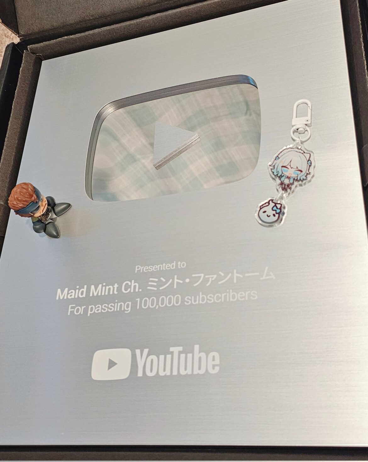 Maid Mint got her Silver Button in just days!