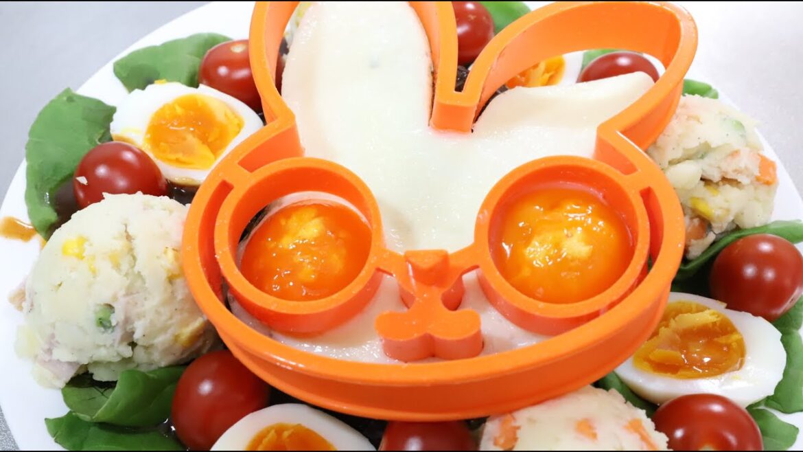 Easter Egg Rabbit Dish Cooking Video Bunnyside Up Breakfast Mold Kitchen Gadget