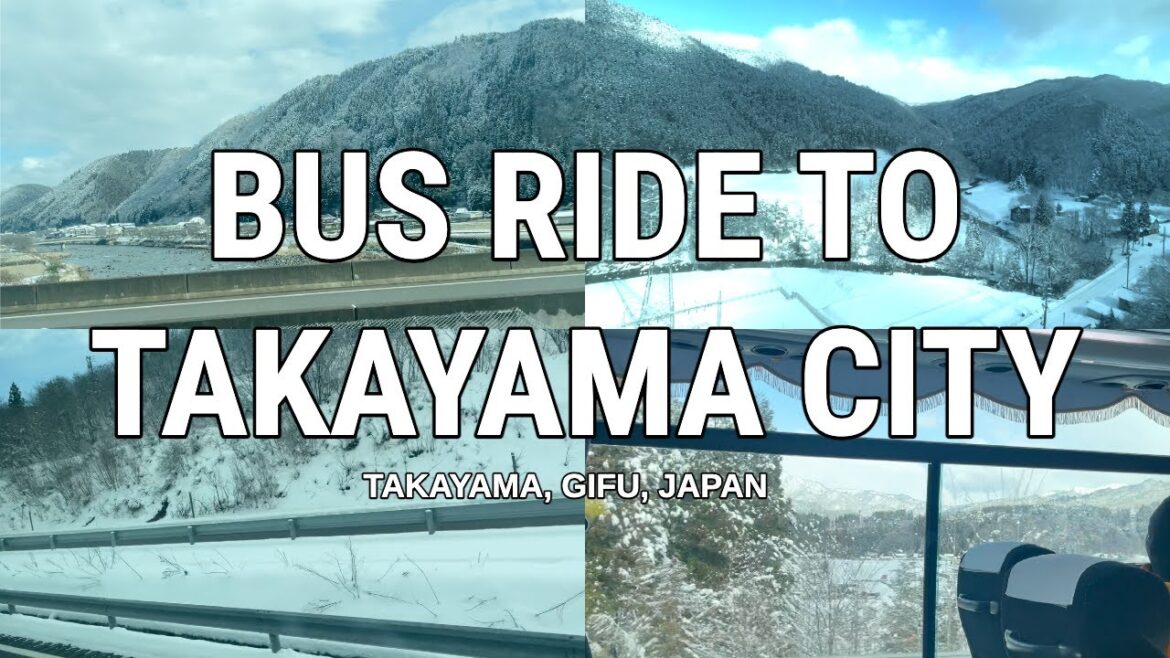 BUS RIDE TO TAKAYAMA CITY #takayama #gifu #nagoya #TaraAnythingGoes BUS RIDE TO TAKAYAMA CITY #takayama #gifu #nagoya #TaraAnythingGoes
