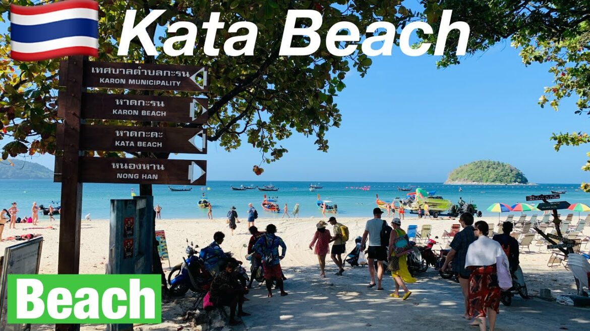 🇹🇭Thailand-Phuket⑩Kata-Beach/Quiet beach/shallow water and calm waves/clear water 🇹🇭Thailand-Phuket⑩Kata-Beach/Quiet beach/shallow water and calm waves/clear water