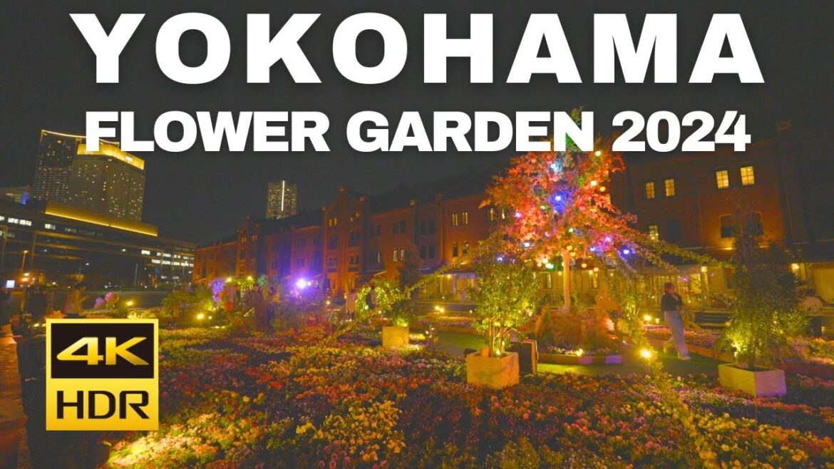 【4K🇯🇵】"FLOWER GARDEN 2024" is being held from March 29th [Yokohama Red Brick Warehouse]