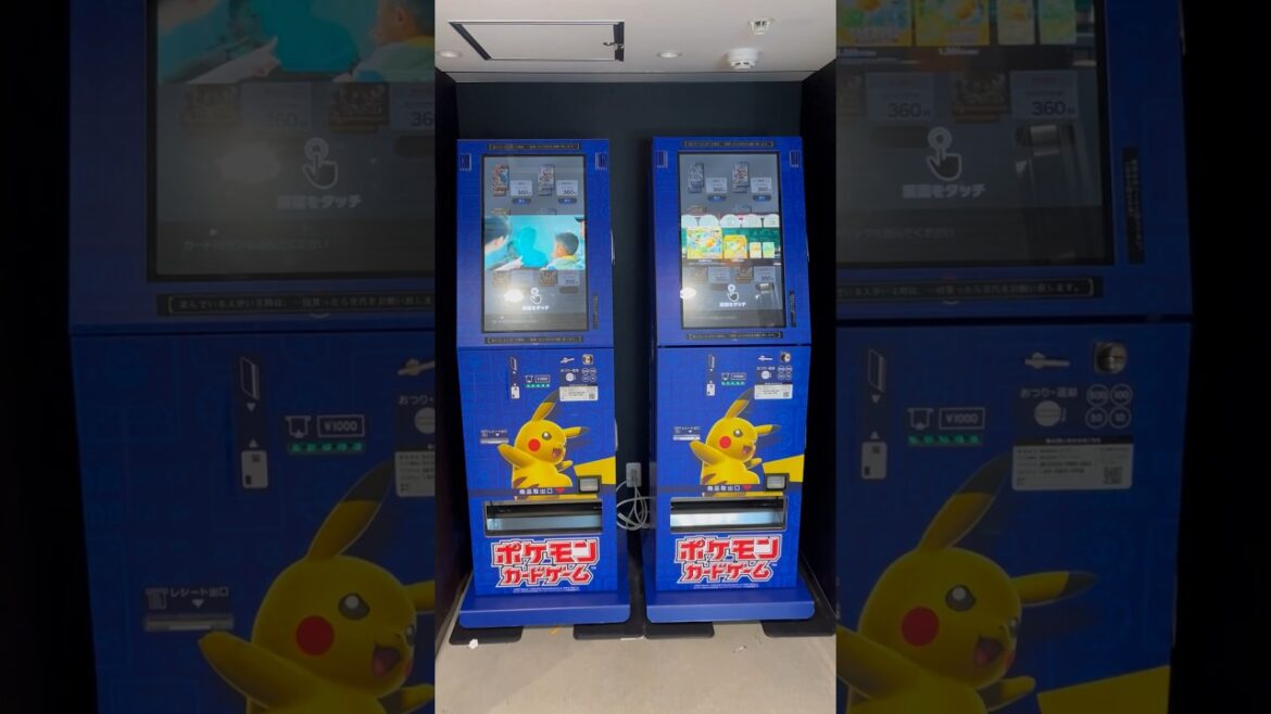 Pokemon Cards Vending Machine #shorts