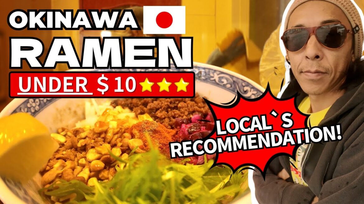 I tried Spicy Soupless Ramen in Japan (10/10)[Life in Japan/Okinawa]