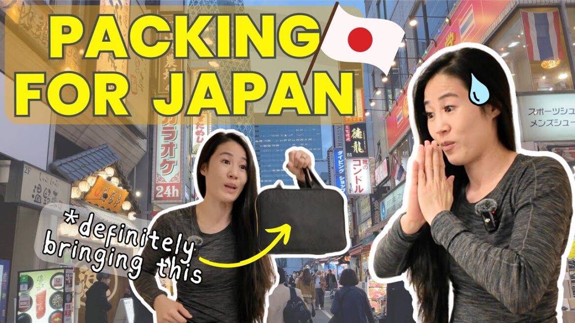 *EVERYTHING* I packed for my 10 day trip to Japan