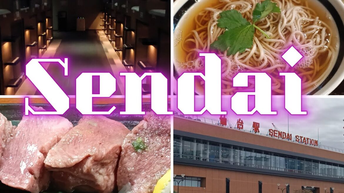 Sendai,Japan Solo Travel.  Save money on lodging and splurge on food.