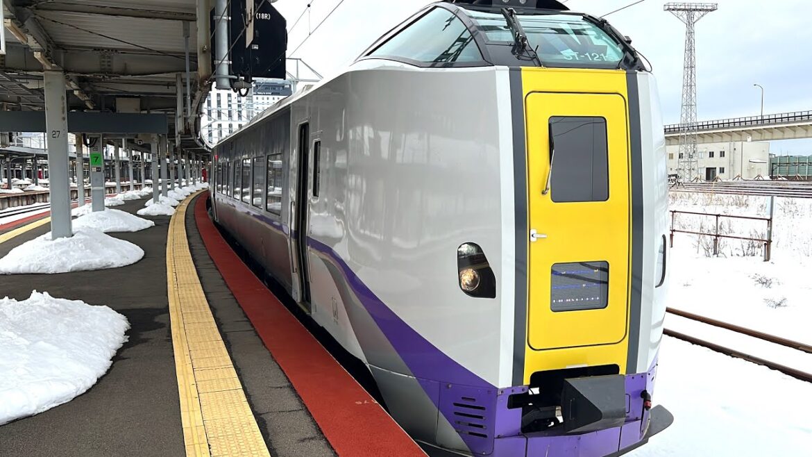 Hakodate to Sapporo Japan's Hokkaido Train / Limited Express Hokuto