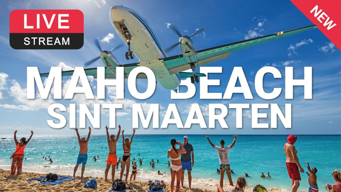 Maho Beach | Sint Maarten | SXM Airport ✈️ LIVE WEBCAM Maho Beach | Sint Maarten | SXM Airport ✈️ LIVE WEBCAM