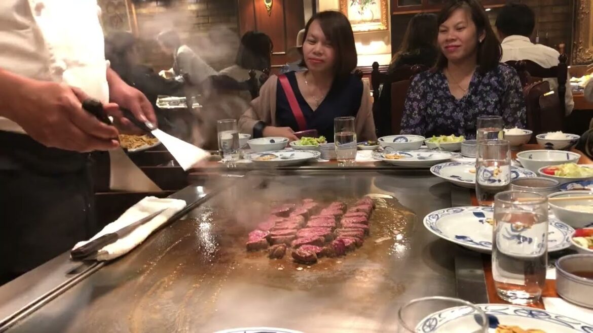 Chế Biến Và Thưởng Thức Tại Chỗ Thịt Bò Kobe – Tại Kitanagasadori Nhật Bản Chế Biến Và Thưởng Thức Tại Chỗ Thịt Bò Kobe - Tại Kitanagasadori Nhật Bản
