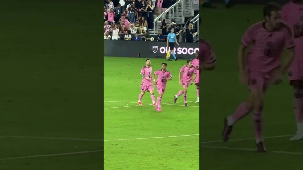 MESSI after his first goal tonight