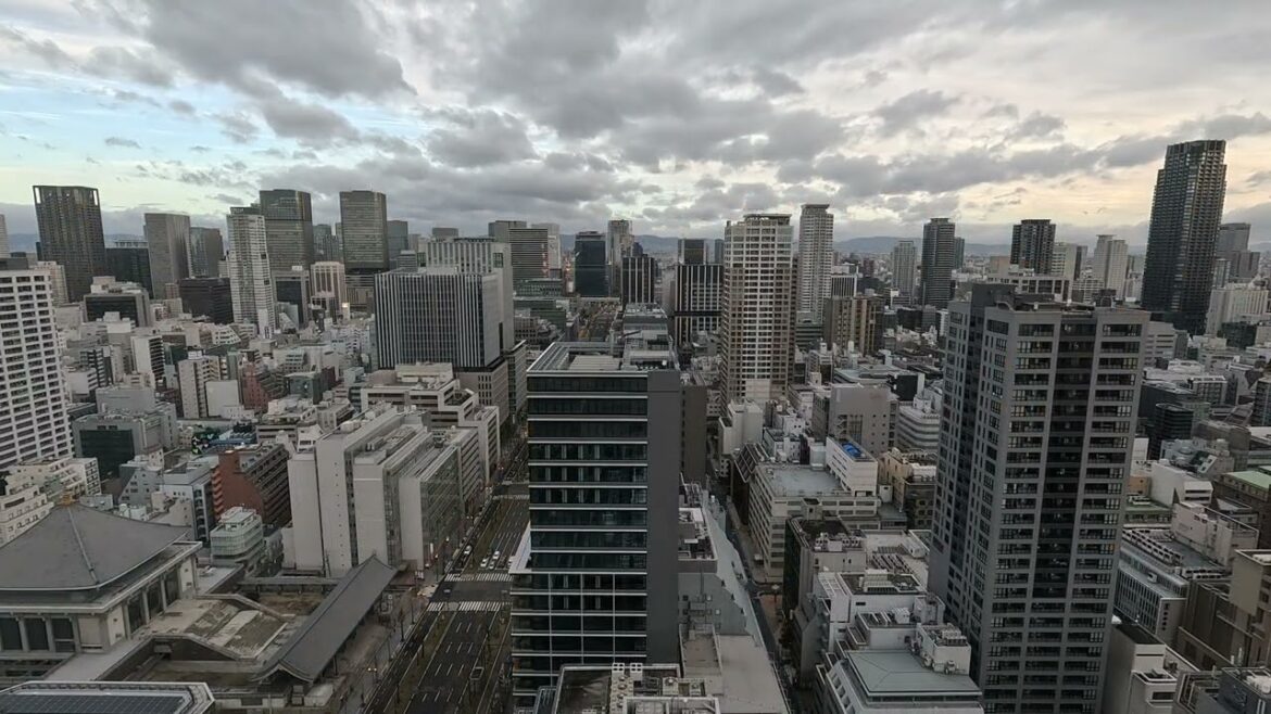 [4K Japan] Sunrise & Sunset Timelapse from St. Regis Osaka