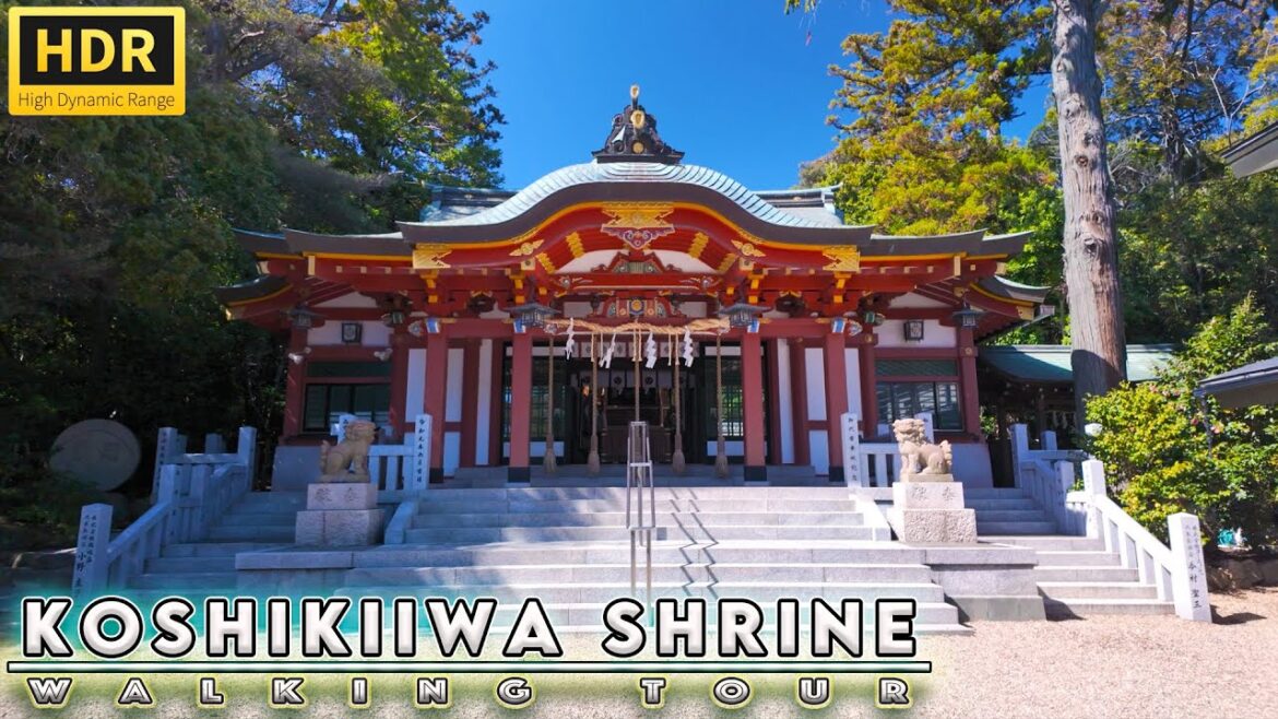 Sacred Symbols:Japan History Walk.Shrine #24 Koshikiiwa Jinja