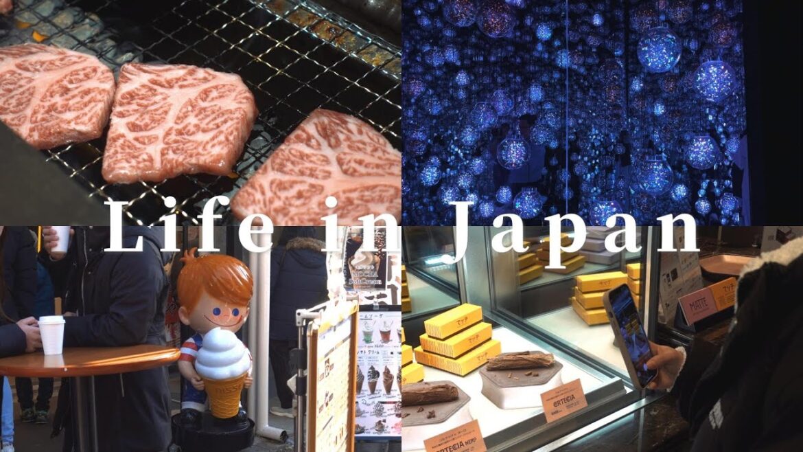 Life in Japan | Tsukiji market, NEW Teamlab and UNLI wagyu beef 🤤 | Tokyo Vlogs
