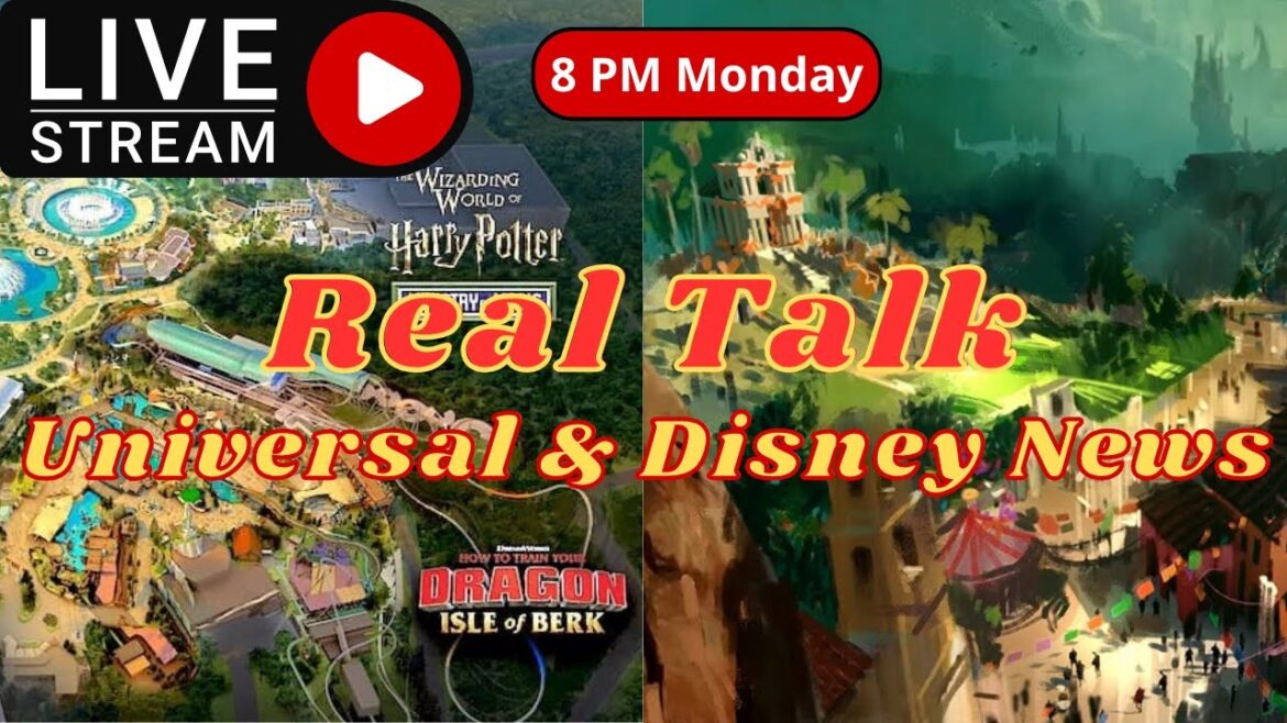 🔴 LIVE Real Talk Universal & Disney News : Epic Universe, HHN, Beyond Big Thunder Mountain