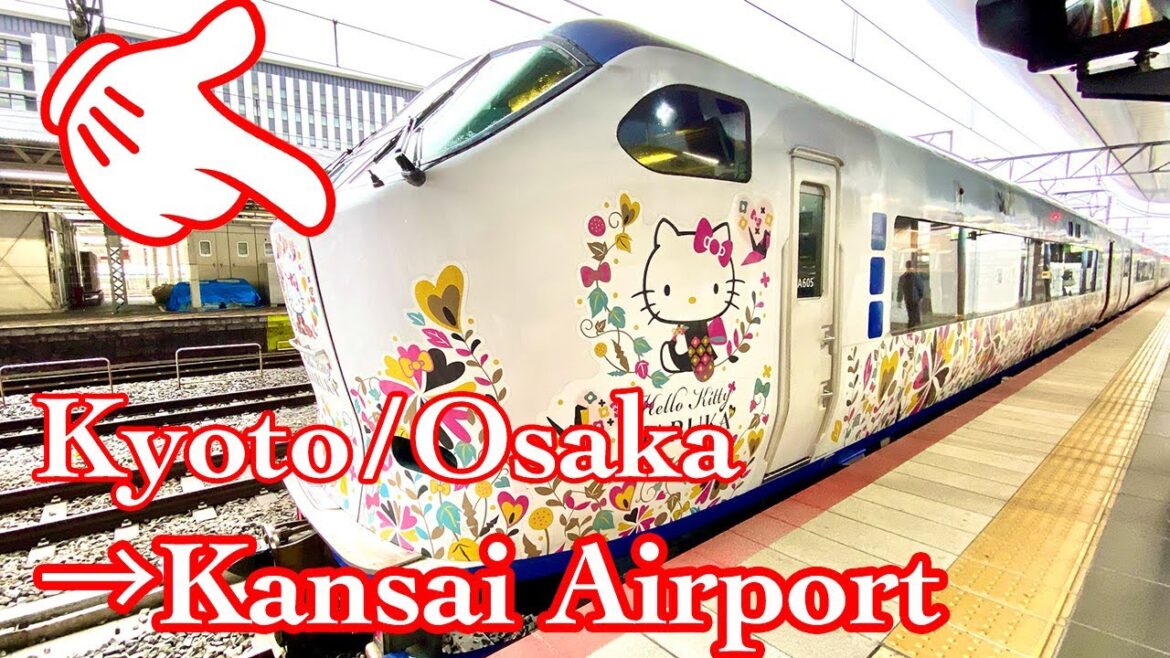 Hello Kitty Train from Kyoto/Osaka to Kansai International Airport | Haruka Express