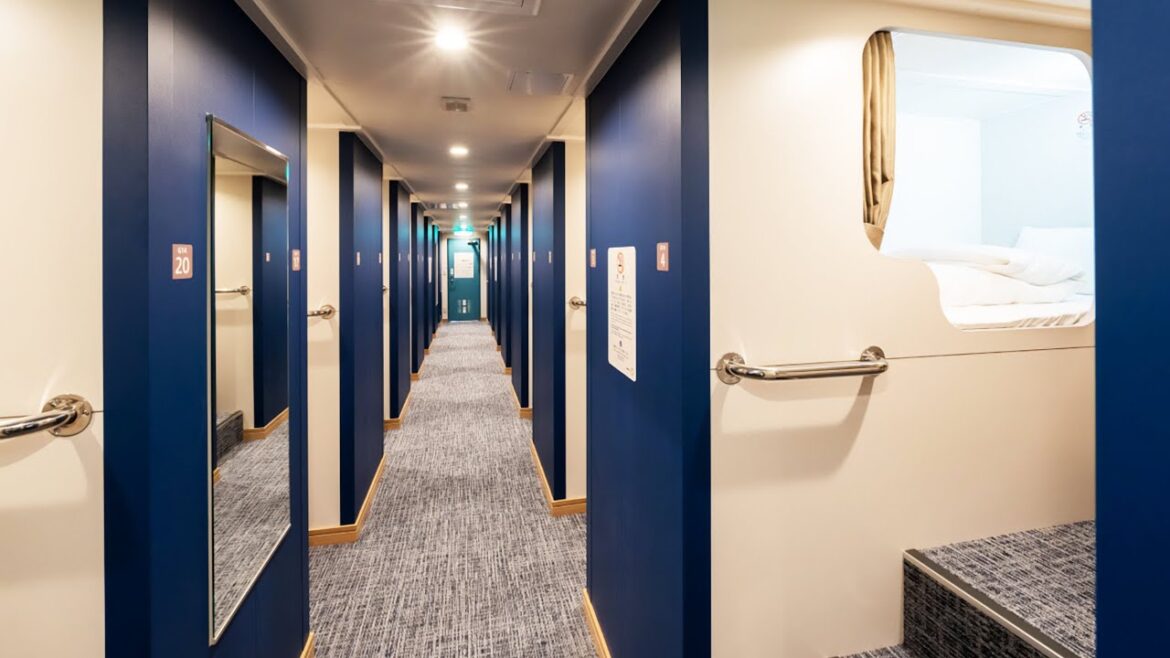 $45 Over Night Ferry | 12 Hours From Fukuoka to Osaka