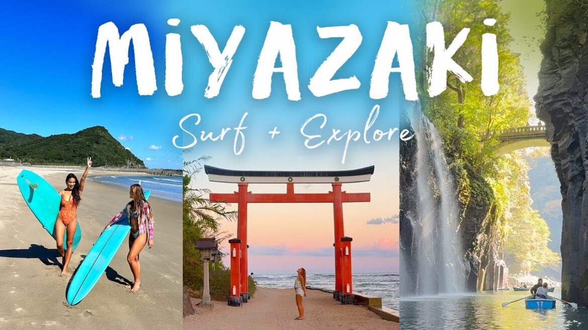 GIRL'S SURF TRIP! Waterfalls, Wild Horses, and Easter Island in Japan?