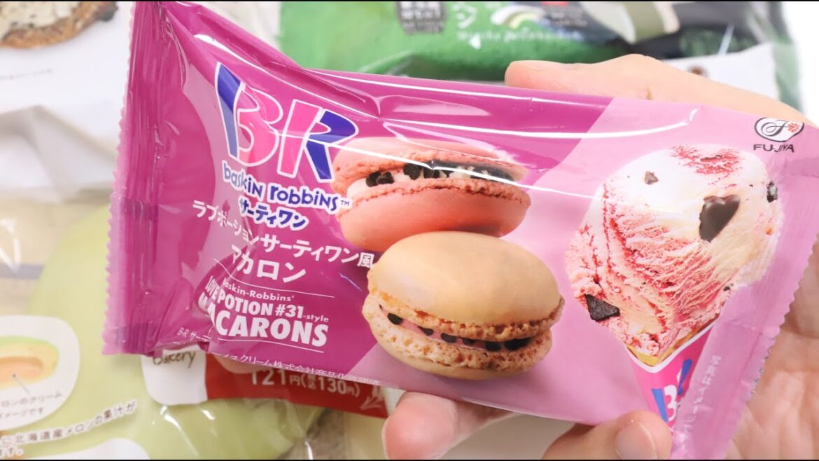 Weekly Convenience Store Foods FamilyMart Baskin Robbins Love Potion Macarons are Good!