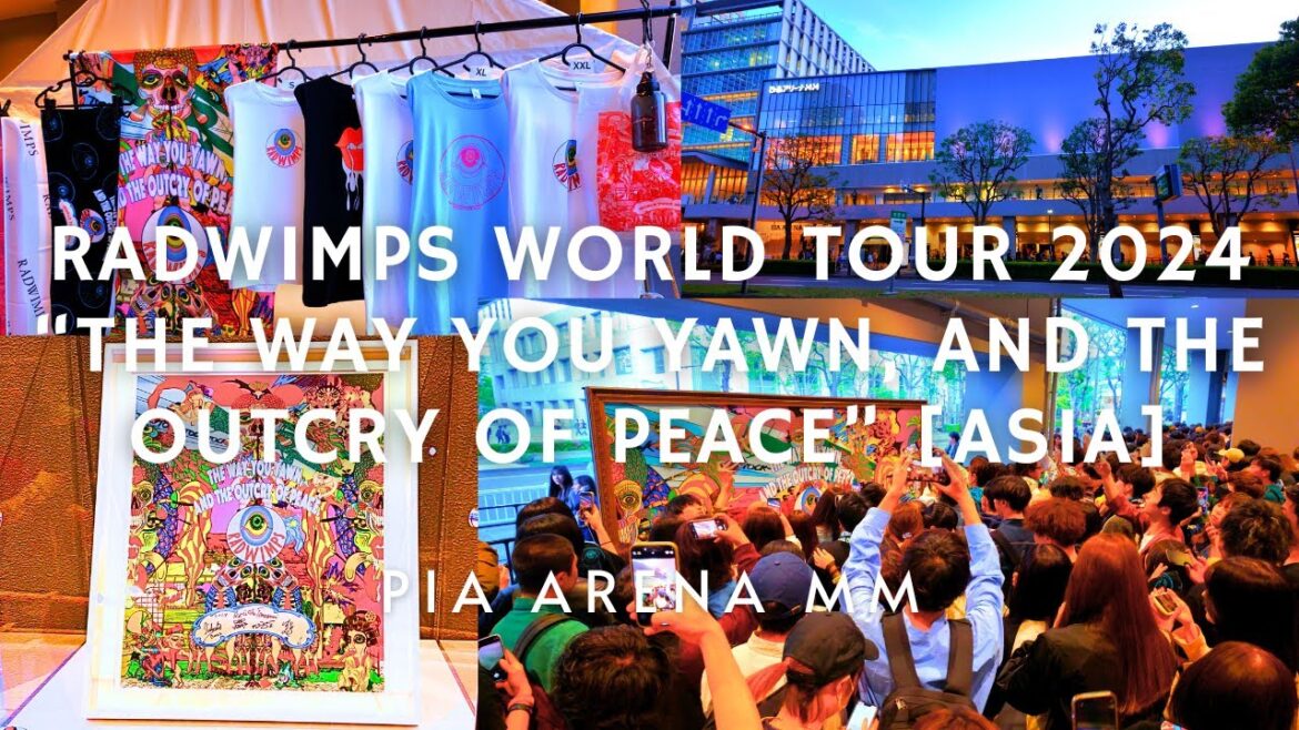 【4K HDR🇯🇵】RADWIMPS WORLD TOUR 2024 “The way you yawn, and the outcry of Peace” [Asia]