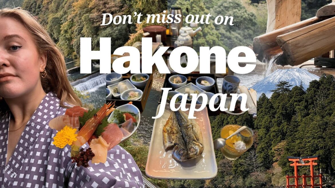 Don't Miss Out on Hakone, Japan (Onsen Hotel, Traditional Japanese Food & Mount Fuji)