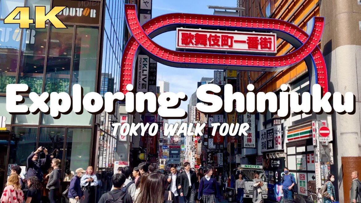 4K JAPAN TRAVEL｜Exploring Shinjuku｜Tokyo Walk Tour｜新宿 歌舞伎町