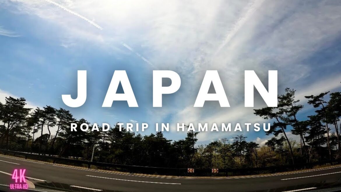 4K Scenic Drive Relax Video - Hamamatsu In Japan 🚙 Road Trip With Relaxing Music