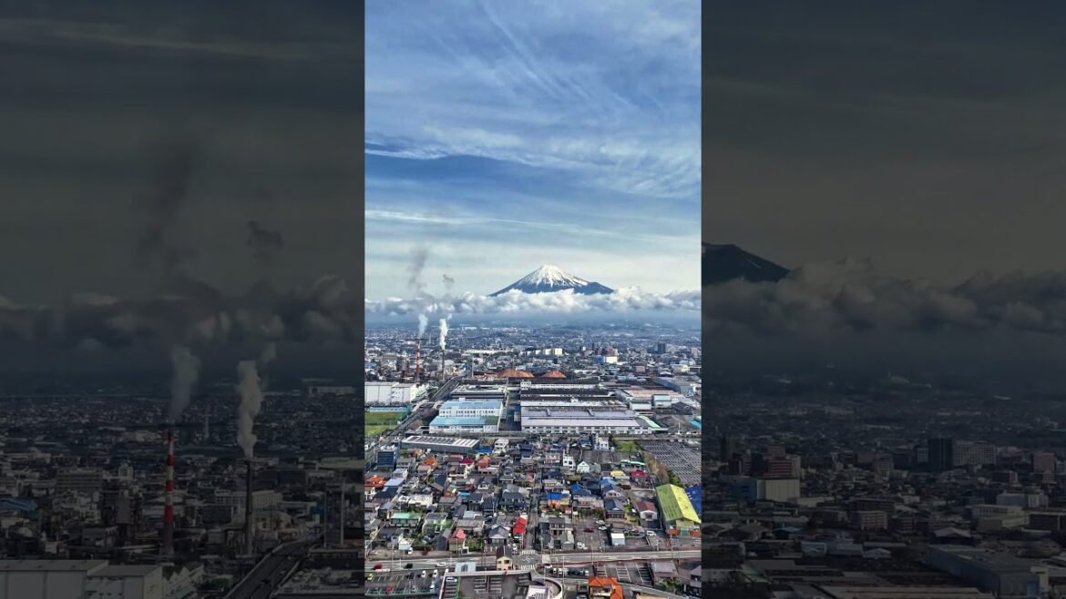 Soar Above the Clouds: A Drone's Eye View of Mt. Fuji