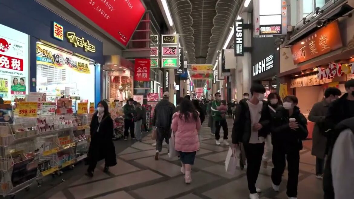 📍 Osaka Dotonbori Walking Tour , [4K HDR] Street Walk Camera Japan | 大坂 | 日本 🇯🇵💗