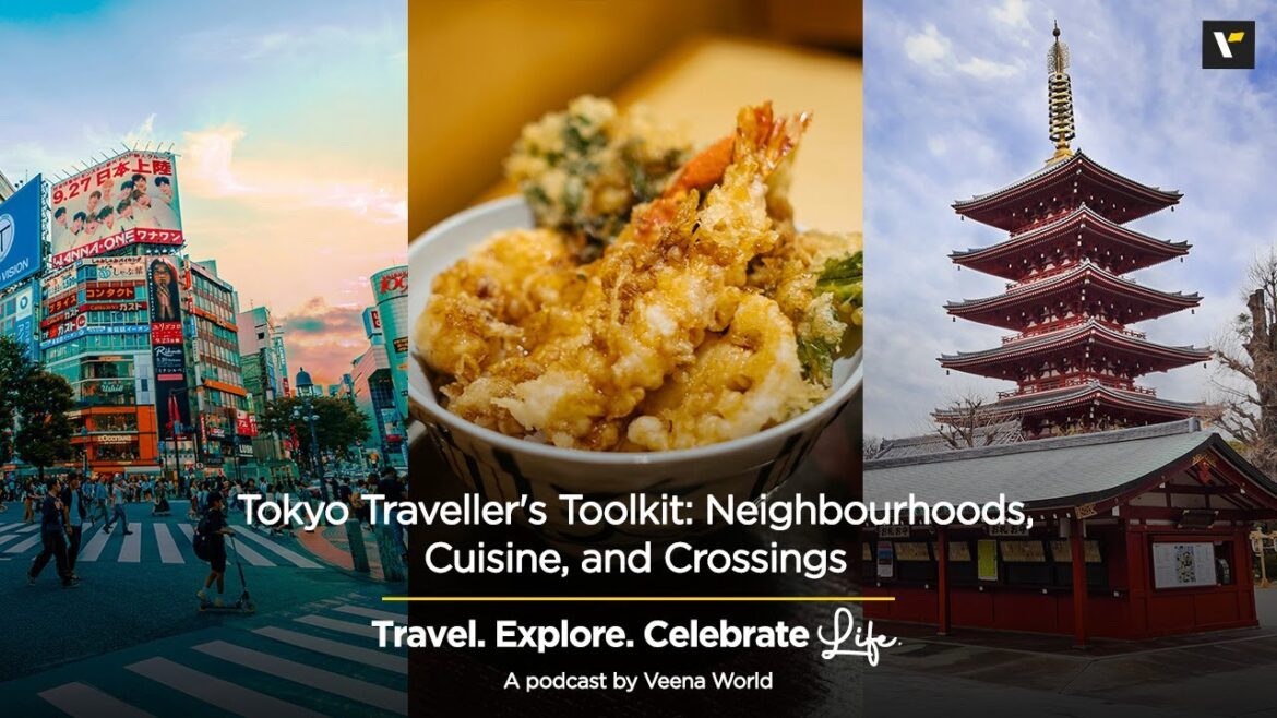 Tokyo Traveller's Toolkit: Neighbourhoods, Cuisine, and Crossings | Travel Podcast by Veena World