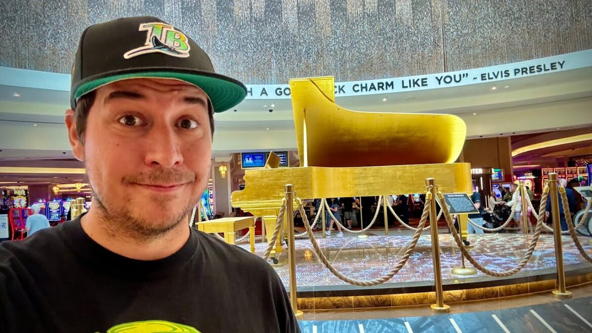 Elvis Presley’s Gold Piano At Hard Rock Casino Florida – John Lennon Coat & Art | Memorabilia Tour Elvis Presley’s Gold Piano At Hard Rock Casino Florida - John Lennon Coat & Art | Memorabilia Tour