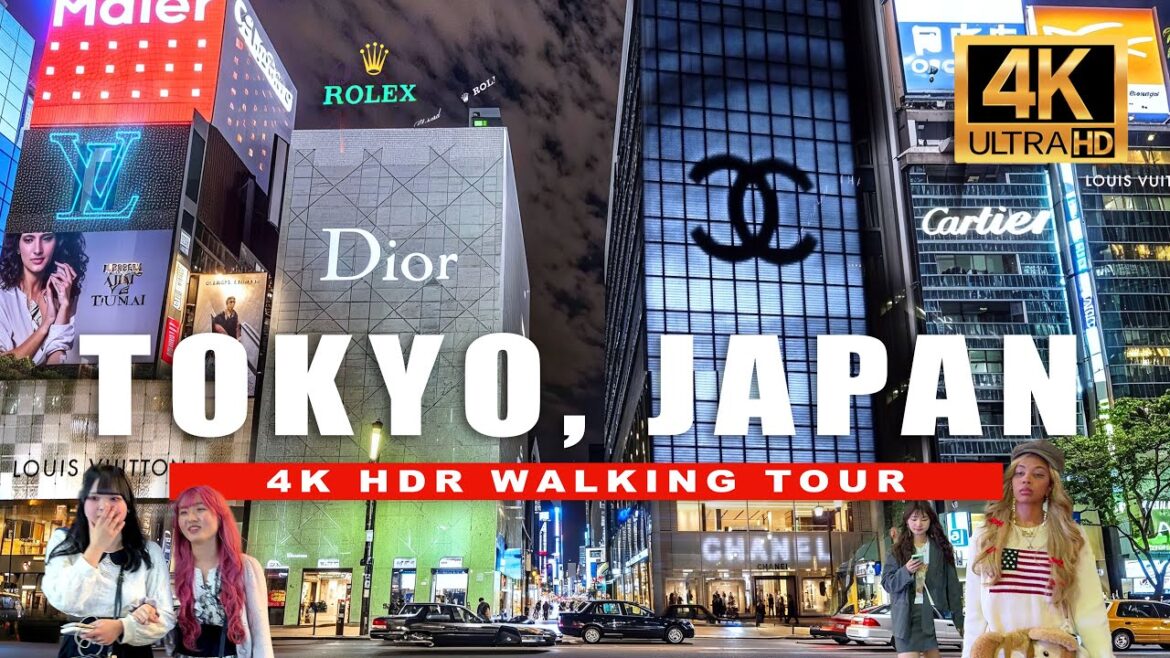 Tokyo, Japan Luxury Walking Tour | Night Walkthrough Ginza & Shinjuku District | 4K HDR 60fps Tokyo, Japan Luxury Walking Tour | Night Walkthrough Ginza & Shinjuku District | 4K HDR 60fps