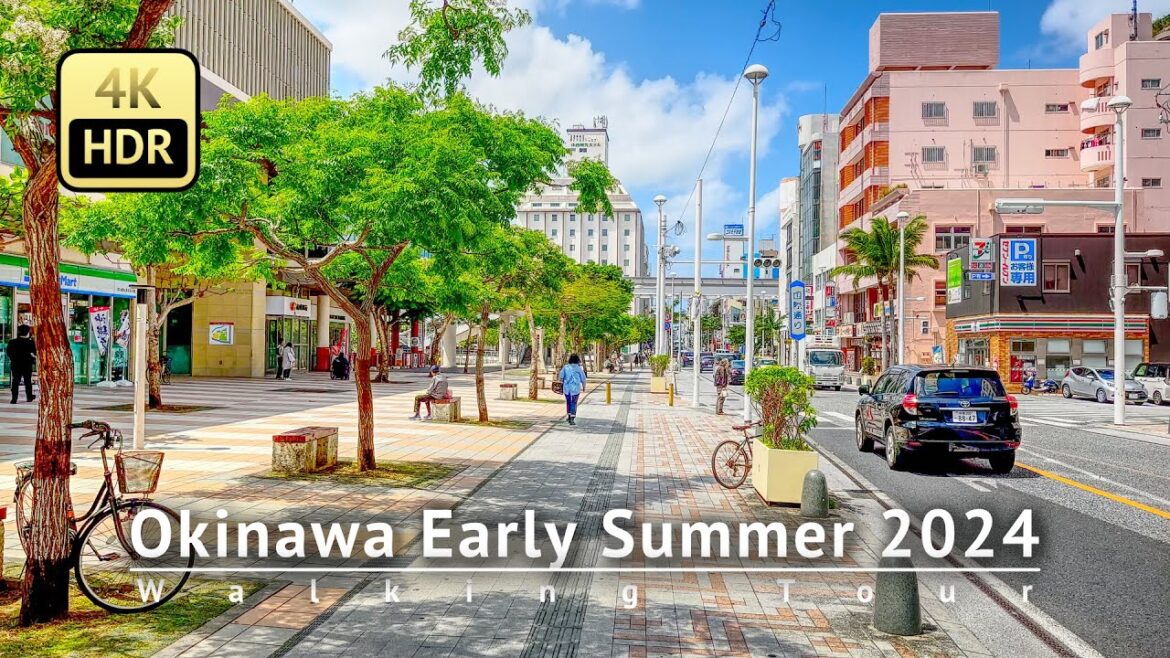 Japan - Okinawa Early Summer 2024 Walking Tour [4K/HDR]