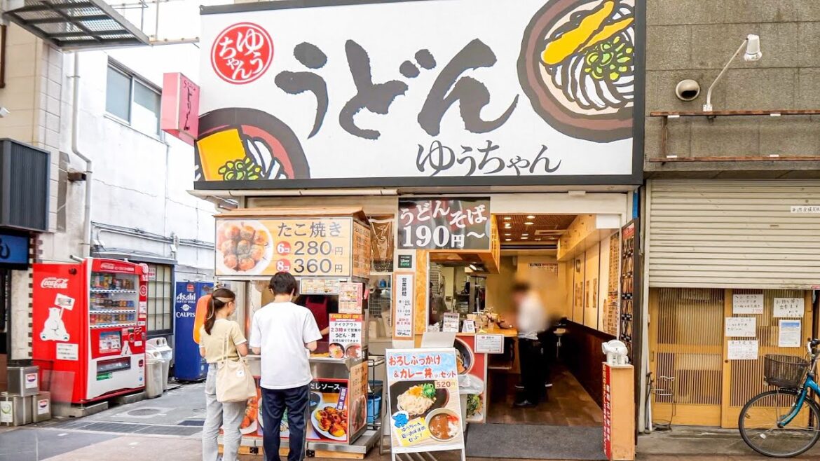 働く男たちを支える関西の爆売れ立ち食いうどんそば屋5選丨Japanese Street Food 働く男たちを支える関西の爆売れ立ち食いうどんそば屋5選丨Japanese Street Food