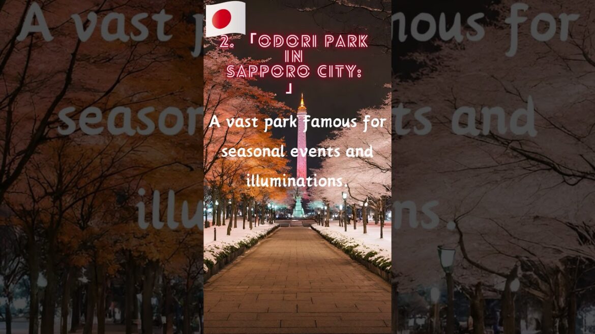 Hokkaido Japan tourist Attractions  #shorts