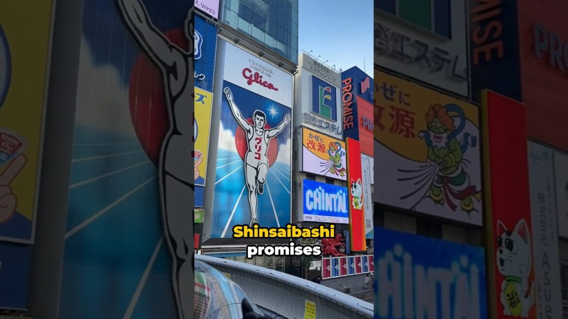 🇯🇵 #Japan Travel Guide - Shinsaibashi Shopping District - Best Places to Visit in Osaka | #Shorts