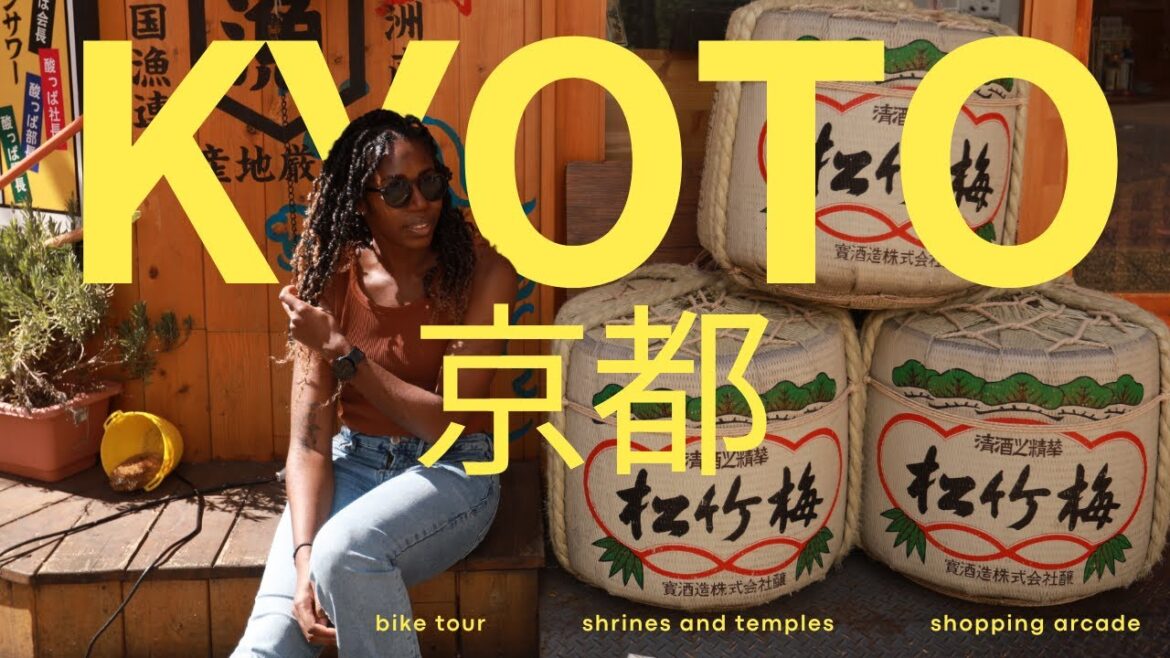 Japan Diaries | bike tour around Kyoto and shopping in Sanjo Meiten-gai