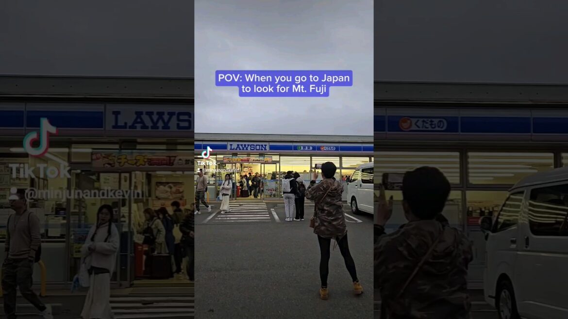 We found Mt. Fuji at some iconic spots! What’s your favorite? #kawaguchiko #lawson We found Mt. Fuji at some iconic spots! What's your favorite? #kawaguchiko #lawson