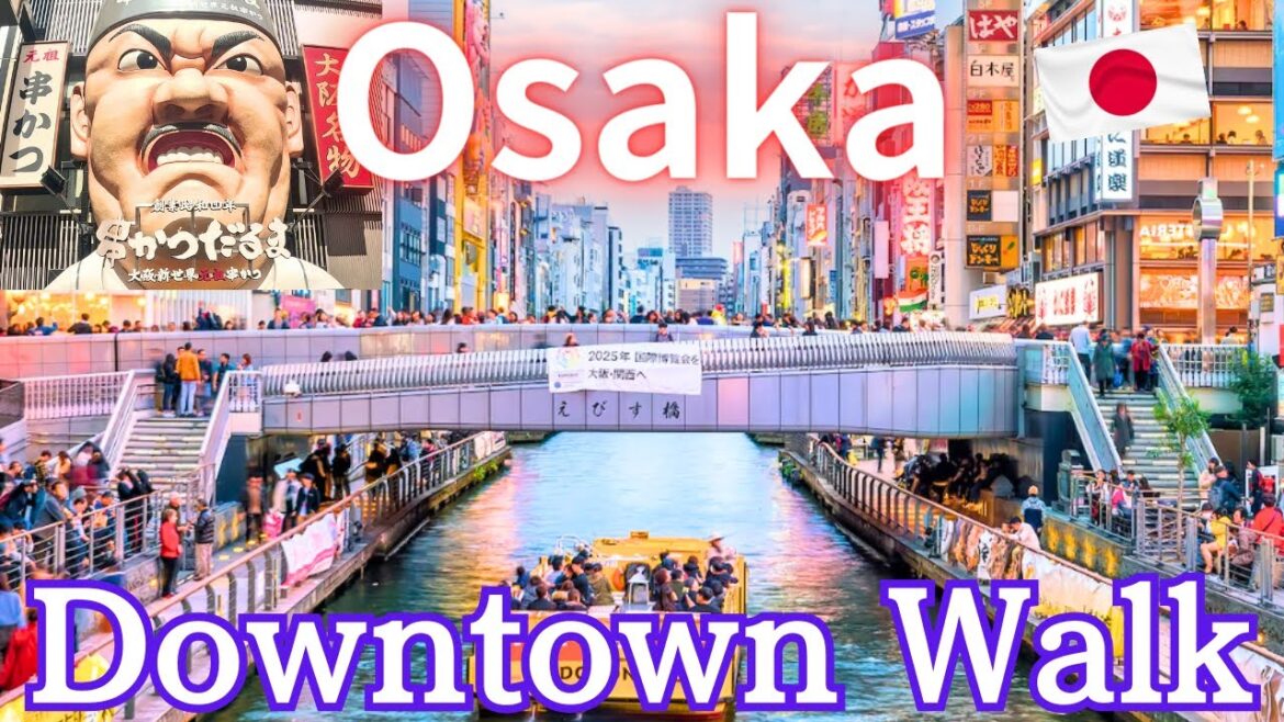 【Japan Trip】 Osaka Downtown Walk - MUST Visit this Arcade!!!