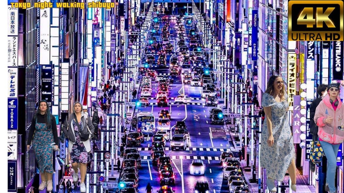SHIBUYA- Night Walking Tour Most Famous Place in Tokyo Japan 4K #walkingtour #japan #nightlife