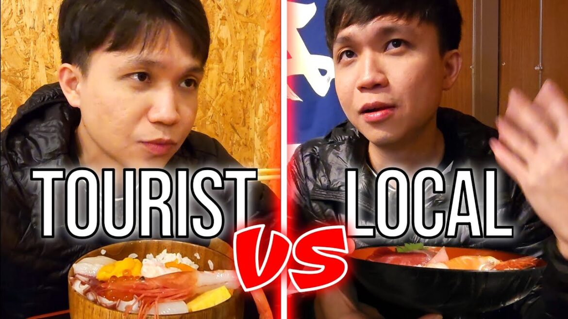 Hokkaido Tourist vs Local Kaisendon Seafood Bowl Japan Battle!