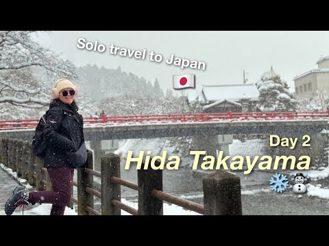 Solo Travel to Japan | Hida Takayama Old Town, Heavy Snow❄️, Takayama Jinya, What to eat | Gifu ☃️🇯🇵 Solo Travel to Japan | Hida Takayama Old Town, Heavy Snow❄️, Takayama Jinya, What to eat | Gifu ☃️🇯🇵