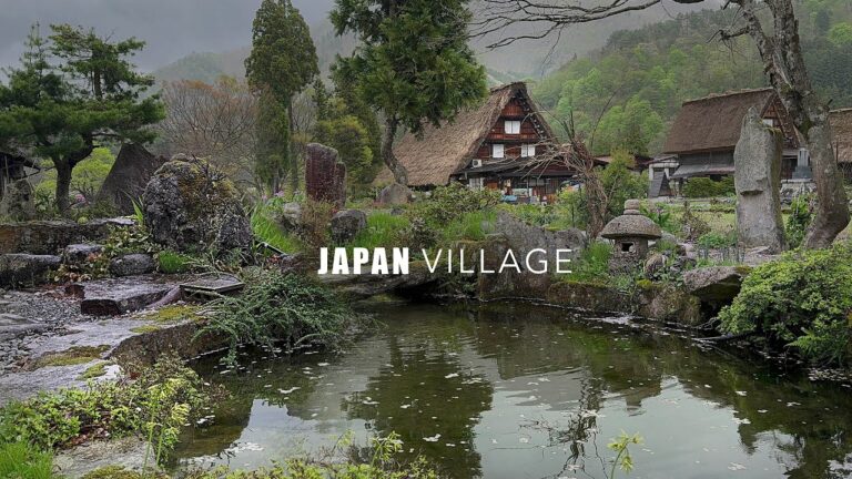 🔴 [LIVE] Relaxing Japan Walking Tour - Shirakawa-go, Most Beautiful Village in Japan,
