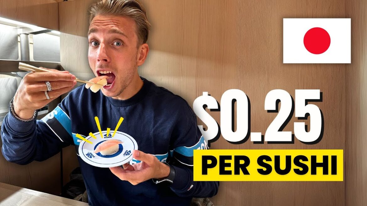 Tokyo’s CHEAPEST Sushi Place is INSANE! 🇯🇵 Ueno Park + Senso-ji Temple Vlog